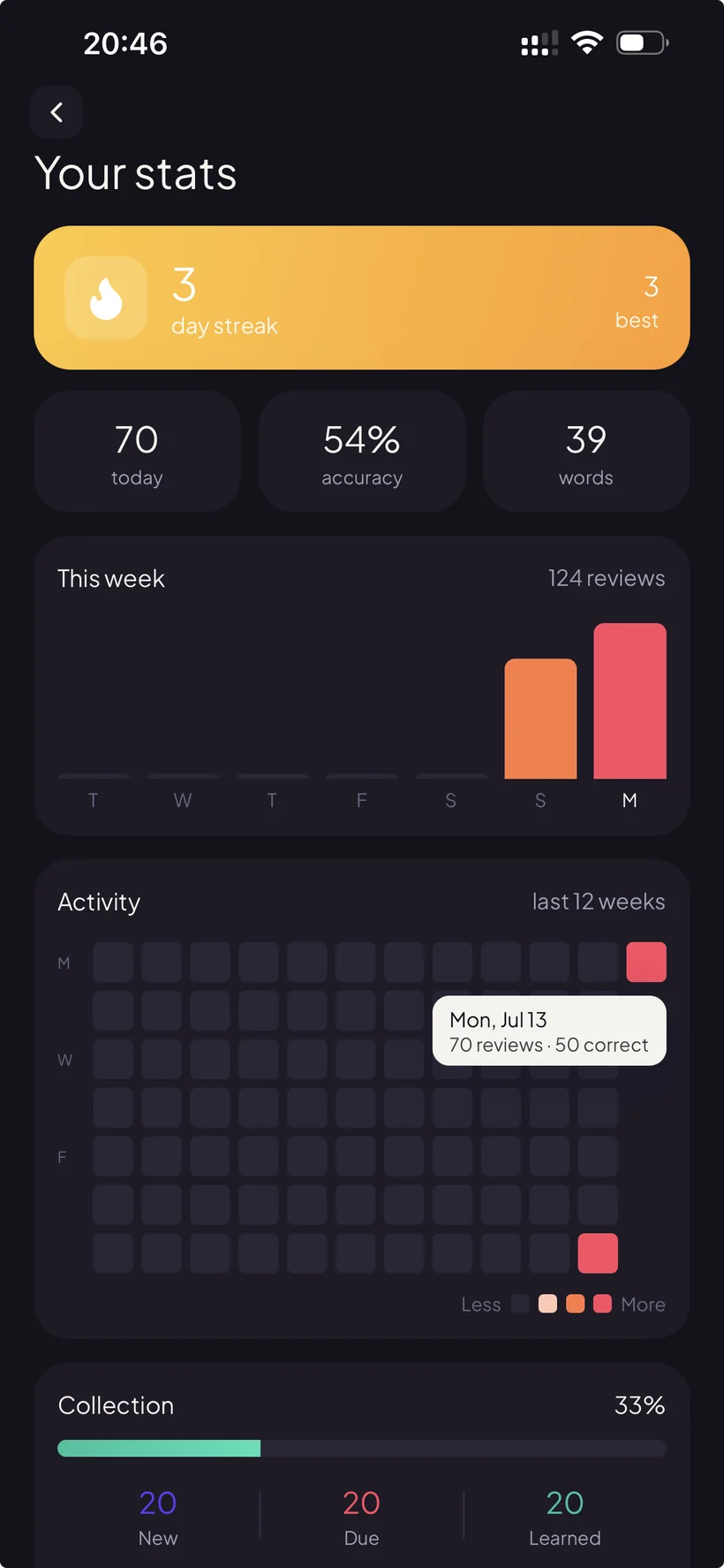 SwipeLex — search decks